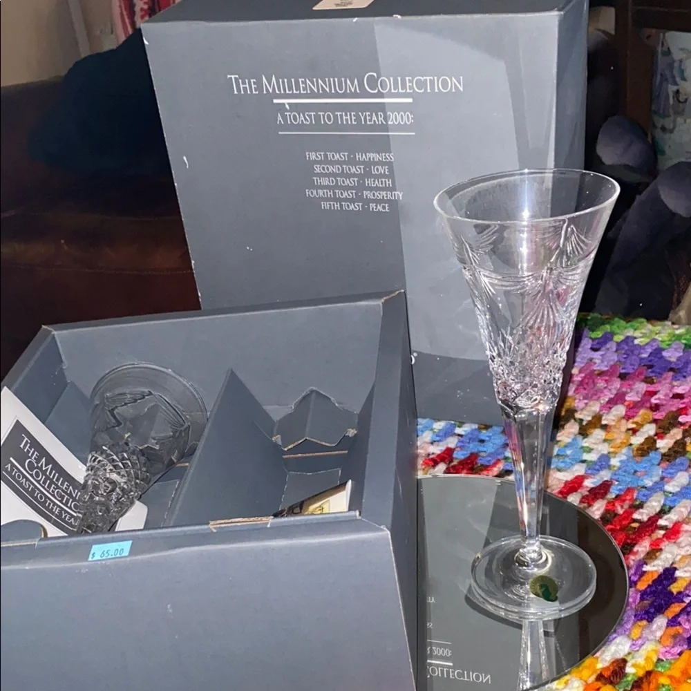 The Millennium Collection Crystal Toasting Glass